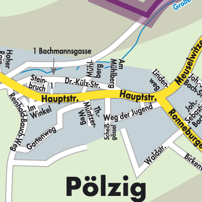 Stadtplan Pölzig