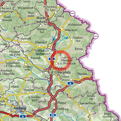 Landkarte Püchersreuth