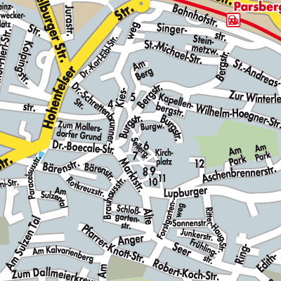 Stadtplan Parsberg