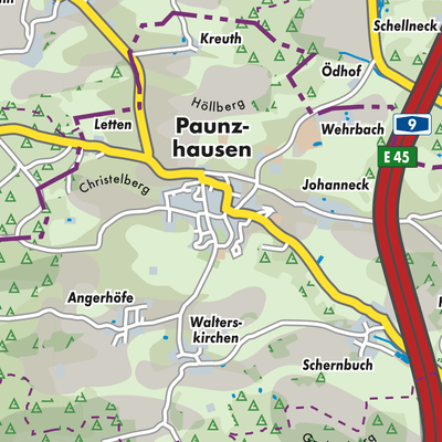 Übersichtsplan Paunzhausen