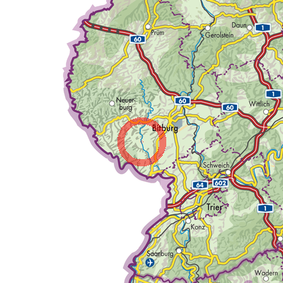 Landkarte Peffingen