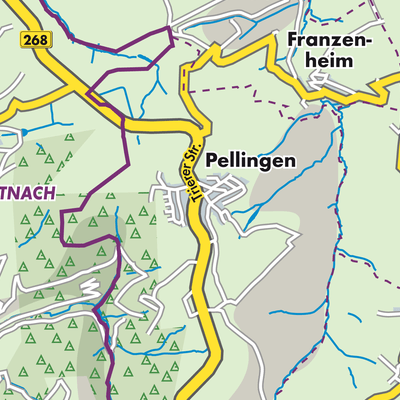 Übersichtsplan Pellingen