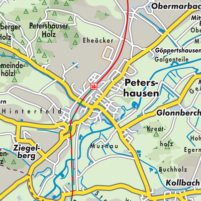 Übersichtsplan Petershausen