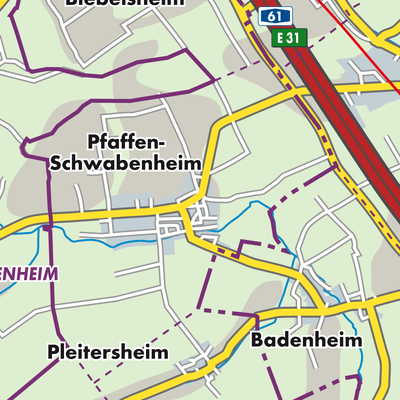 Übersichtsplan Pfaffen-Schwabenheim
