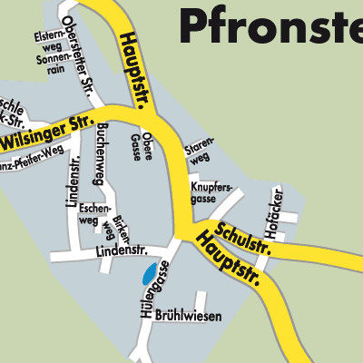 Stadtplan Pfronstetten