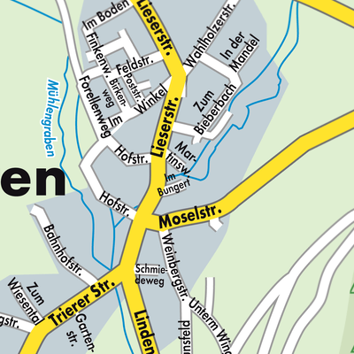 Stadtplan Platten