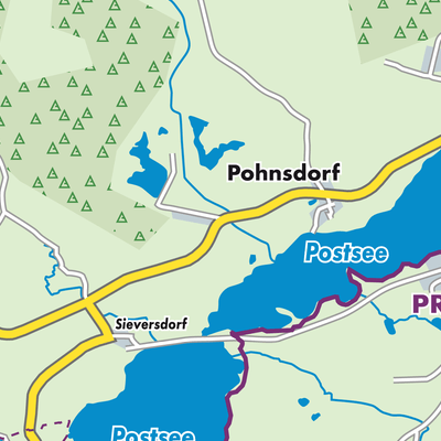 Übersichtsplan Pohnsdorf