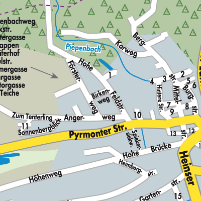 Stadtplan Polle