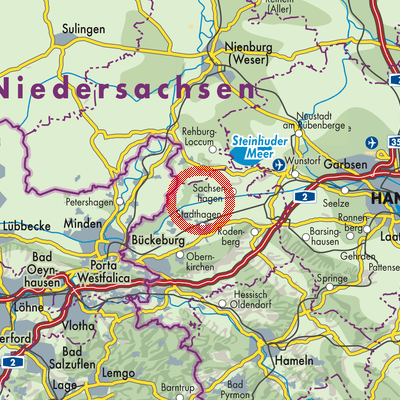 Landkarte Pollhagen