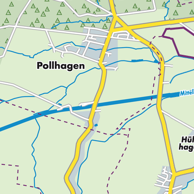 Übersichtsplan Pollhagen