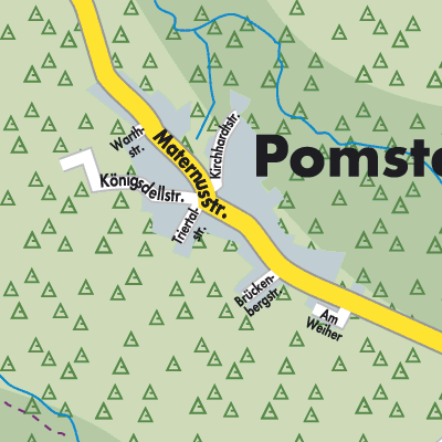 Stadtplan Pomster