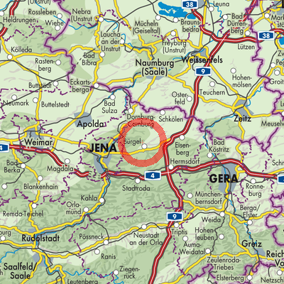 Landkarte Poxdorf