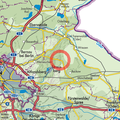 Landkarte Prötzel