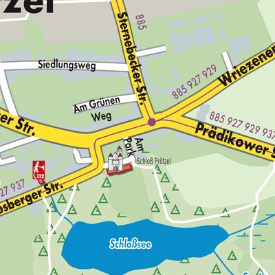 Stadtplan Prötzel
