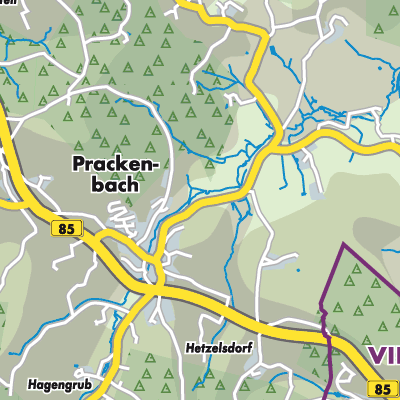 Übersichtsplan Prackenbach