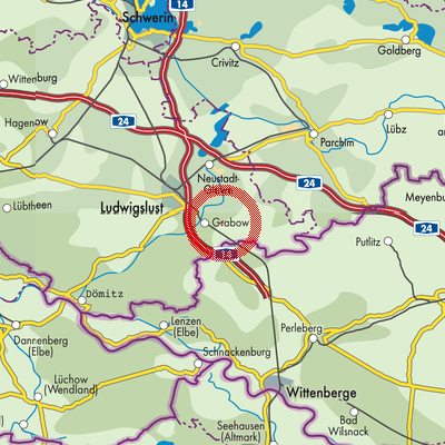 Landkarte Prislich