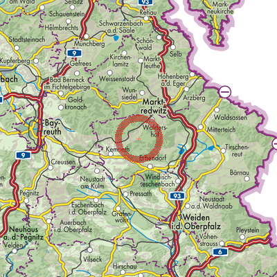 Landkarte Pullenreuth