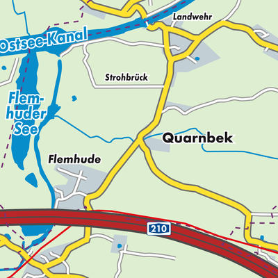 Übersichtsplan Quarnbek