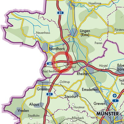 Landkarte Quendorf