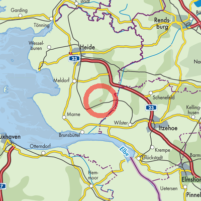 Landkarte Quickborn