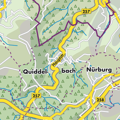 Übersichtsplan Quiddelbach