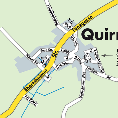Stadtplan Quirnheim