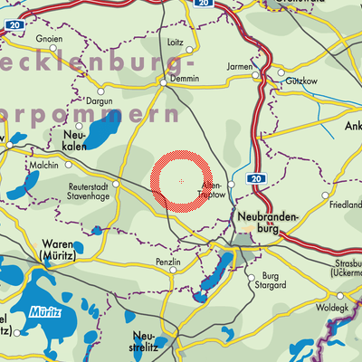 Landkarte Röckwitz