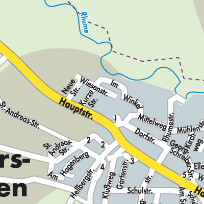 Stadtplan Rüdershausen