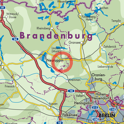 Landkarte Rüthnick