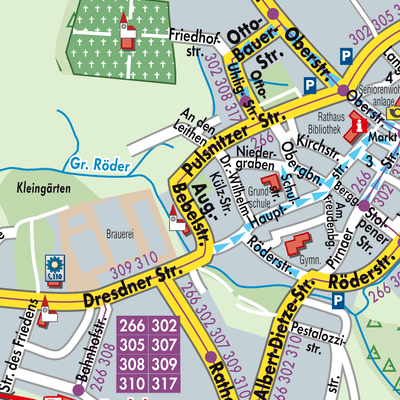 Stadtplan Radeberg