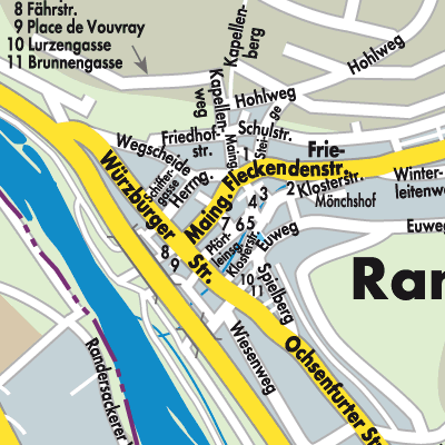 Stadtplan Randersacker