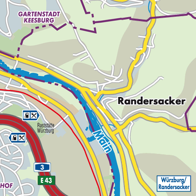 Übersichtsplan Randersacker