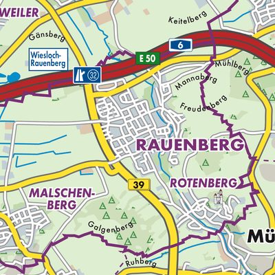Übersichtsplan Rauenberg