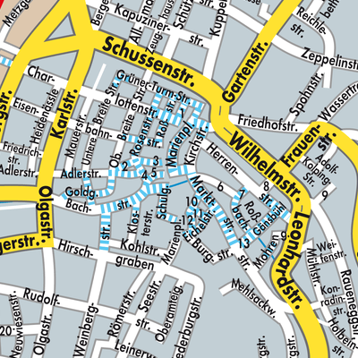 Stadtplan Ravensburg