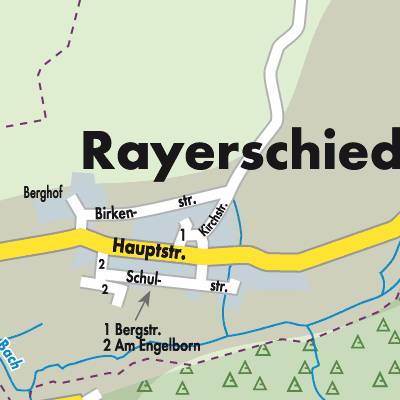 Stadtplan Rayerschied