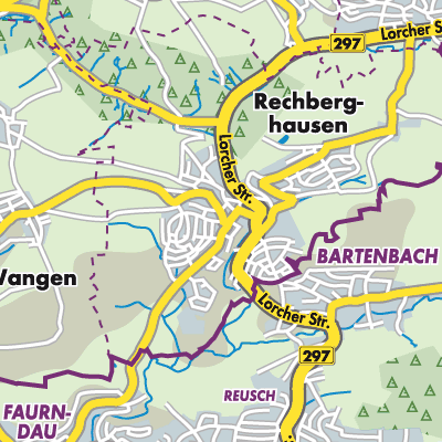 Übersichtsplan Rechberghausen
