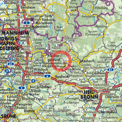 Landkarte Reichartshausen
