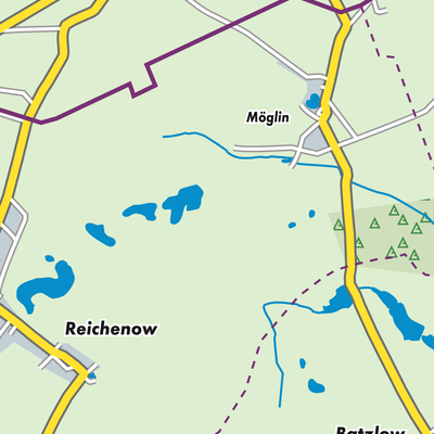 Übersichtsplan Reichenow-Möglin