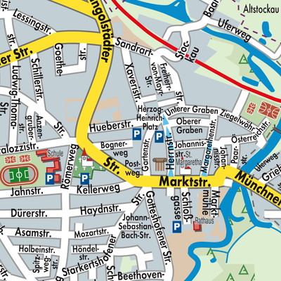 Stadtplan Reichertshofen