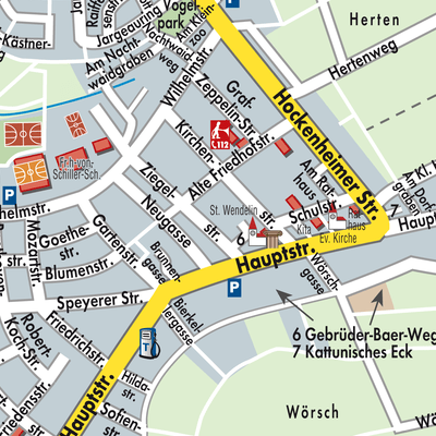 Stadtplan Reilingen