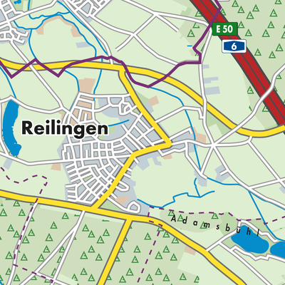 Übersichtsplan Reilingen