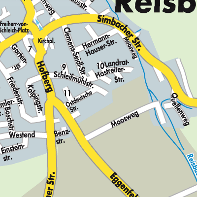 Stadtplan Reisbach