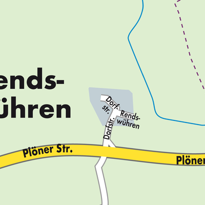 Stadtplan Rendswühren