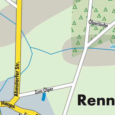 Stadtplan Rennau