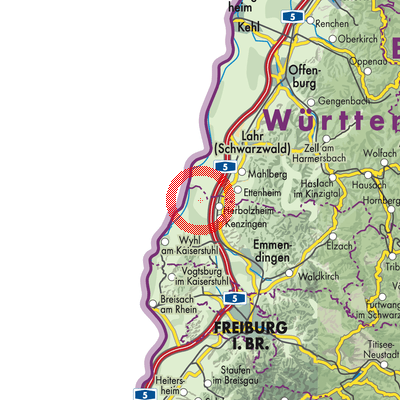 Landkarte Rheinhausen