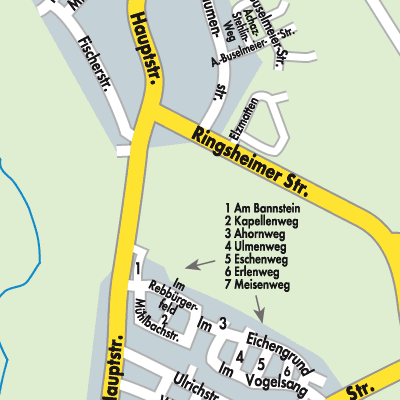 Stadtplan Rheinhausen