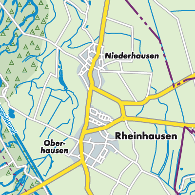 Übersichtsplan Rheinhausen