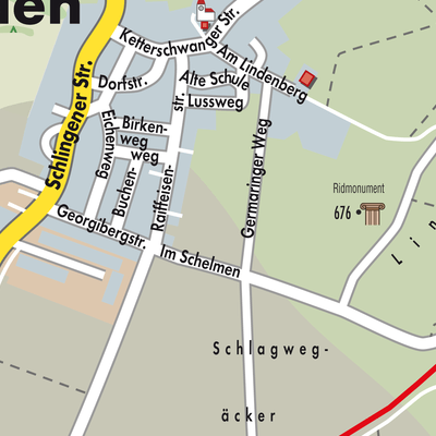 Stadtplan Rieden