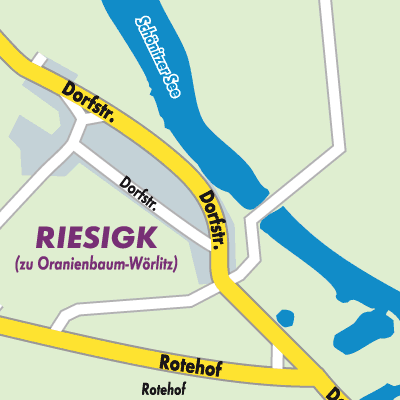 Stadtplan Riesigk