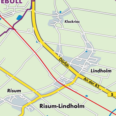 Übersichtsplan Risum-Lindholm